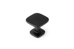 Knop QUART L33.8 zamak mat zwart